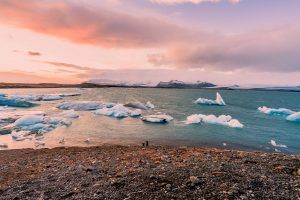 Islande en hiver - la lagune jokulsarlon