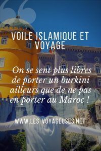 voyager avec un voile islamique - femme musulmane en voyage
