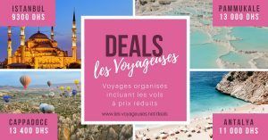 Deals pour les voyageuses - des voyages organisés à prix réduits