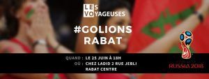 voir les matchs du Maroc en coupe du monde entre filles avec les voyageuses de Rabat